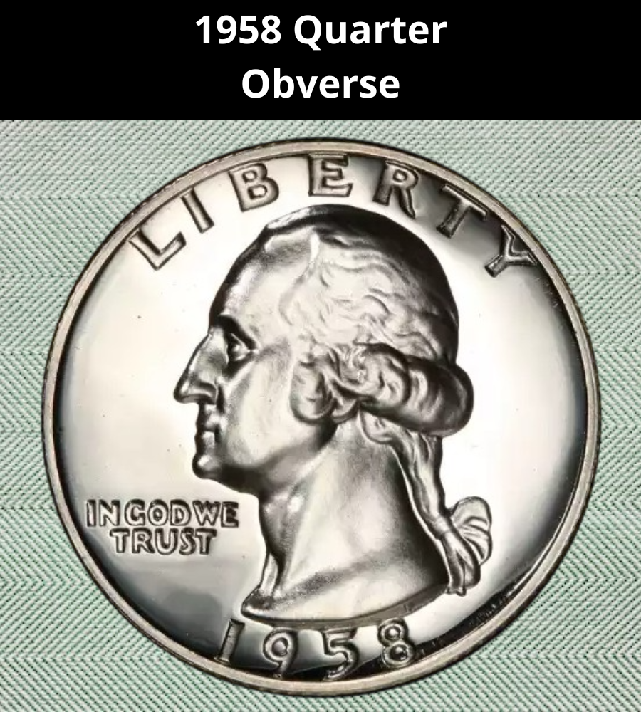 The Obverse of the 1958 Quarter