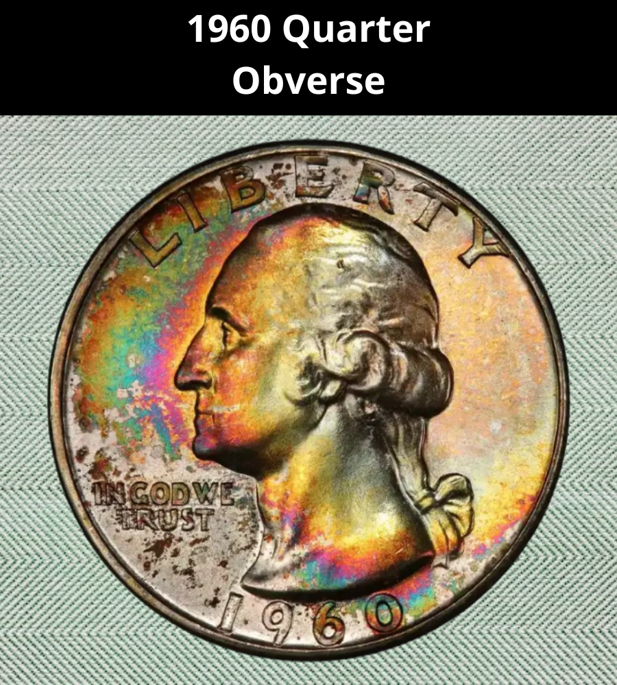The Obverse of the 1960 Washington Quarter
