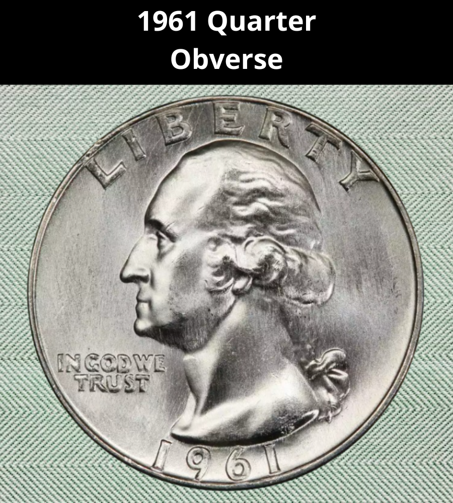 Obverse of the 1961 Quarter