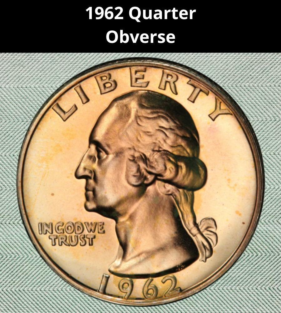 The Obverse of the 1962 Quarter