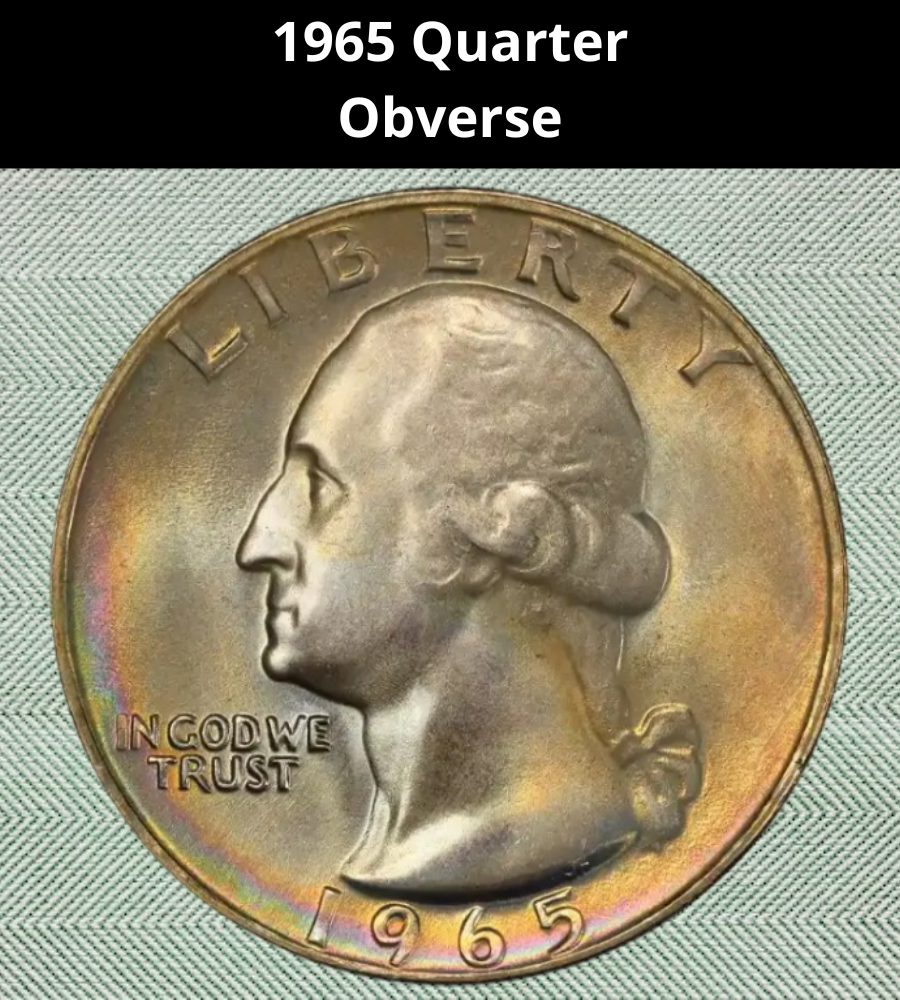 Obverse of the 1965 Quarter