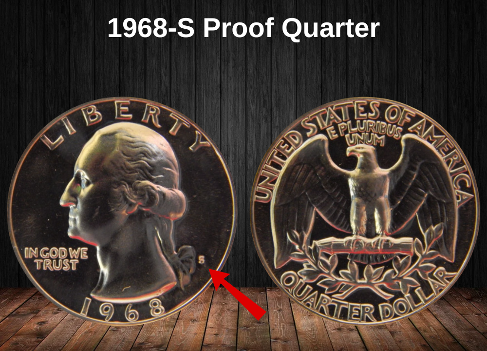 1968-S Proof Quarter