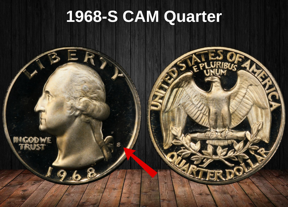 1968-S CAM Quarter