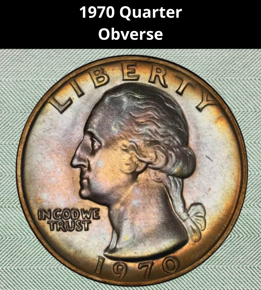 The Obverse of the 1970 Quarter