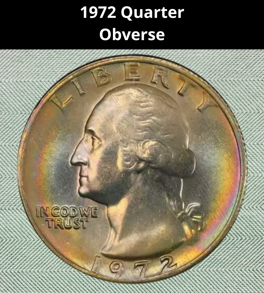 The Obverse of the 1972 Quarter