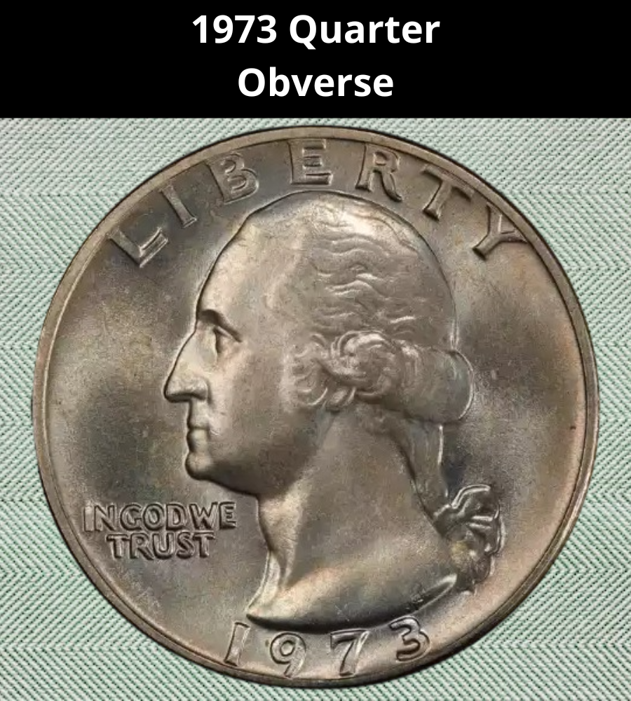 The Obverse of the 1973 Quarter
