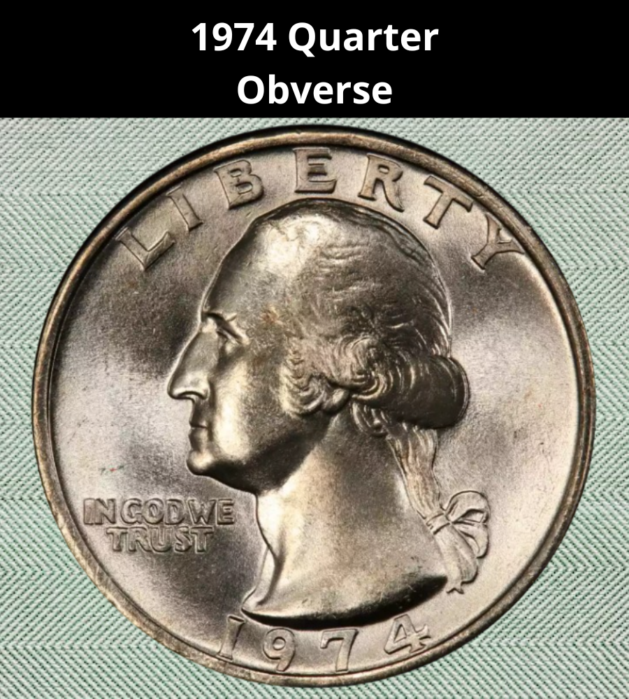 The Obverse of the 1974 Quarter