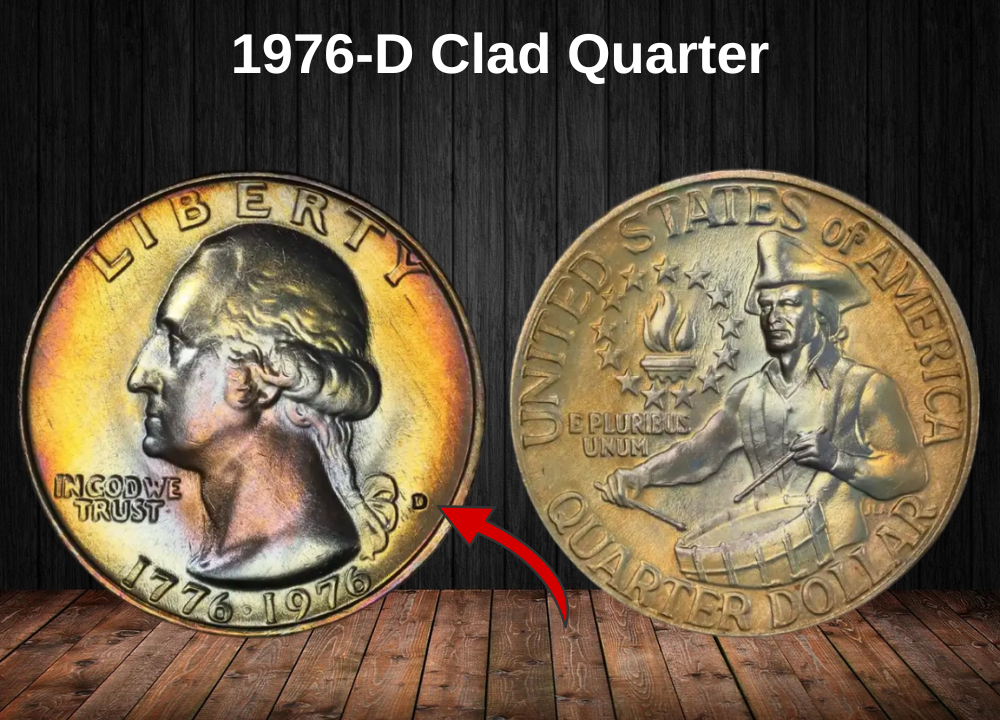 1976-D Clad Quarter