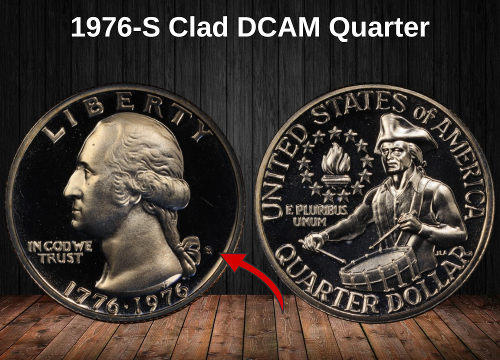 1976-S Clad DCAM Quarter