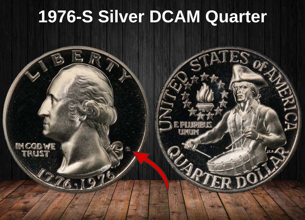 1976-S Silver DCAM Quarter