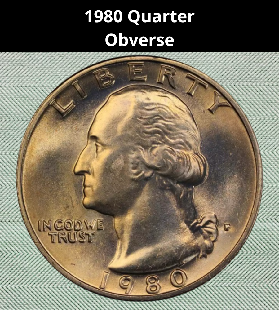 The Obverse of the 1980 Quarter