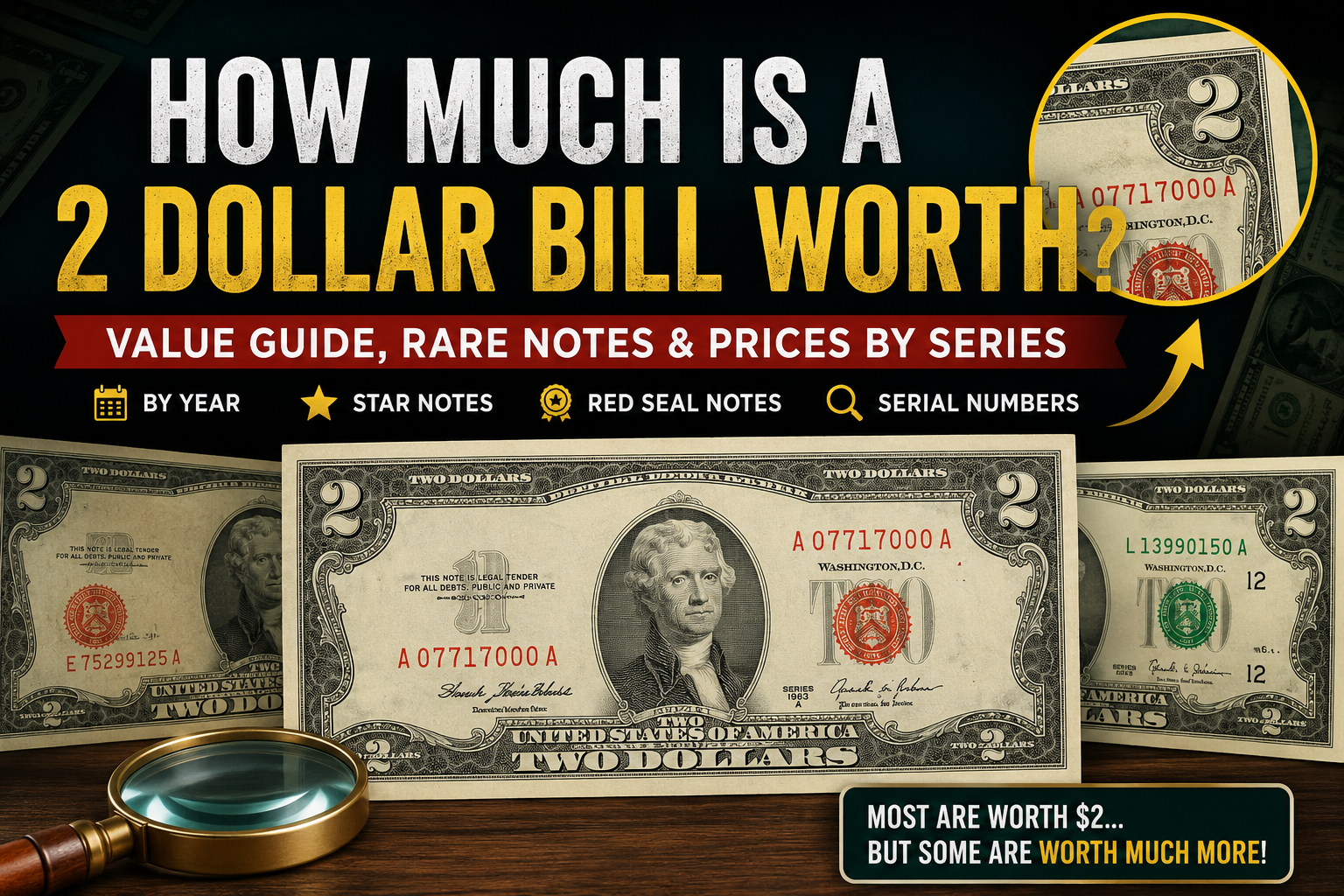 How Much Is a 2 Dollar Bill Worth? Complete Value Guide