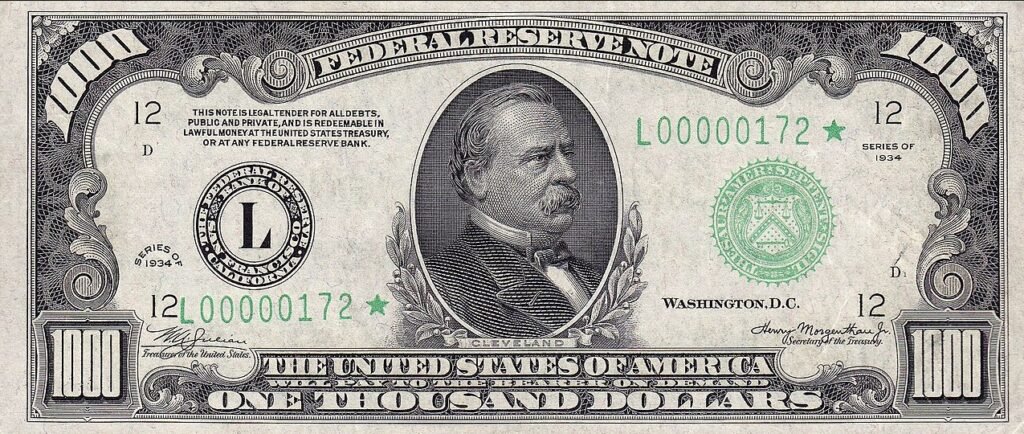 1,000 Dollar Bill